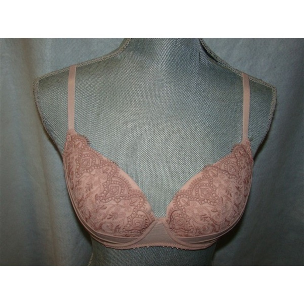 NWT Underella by Ella Moss 36B Stella Underwire Bra Pink 128925